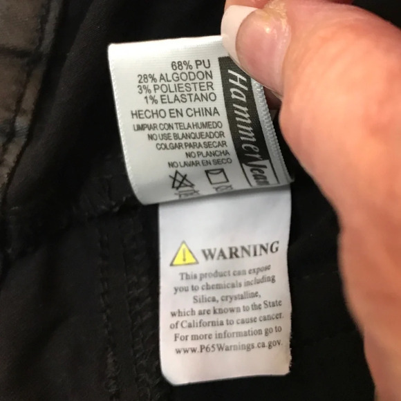 Hammer Jeans. Black. Size 13. Faux Leather Look. - Picture 6 of 8